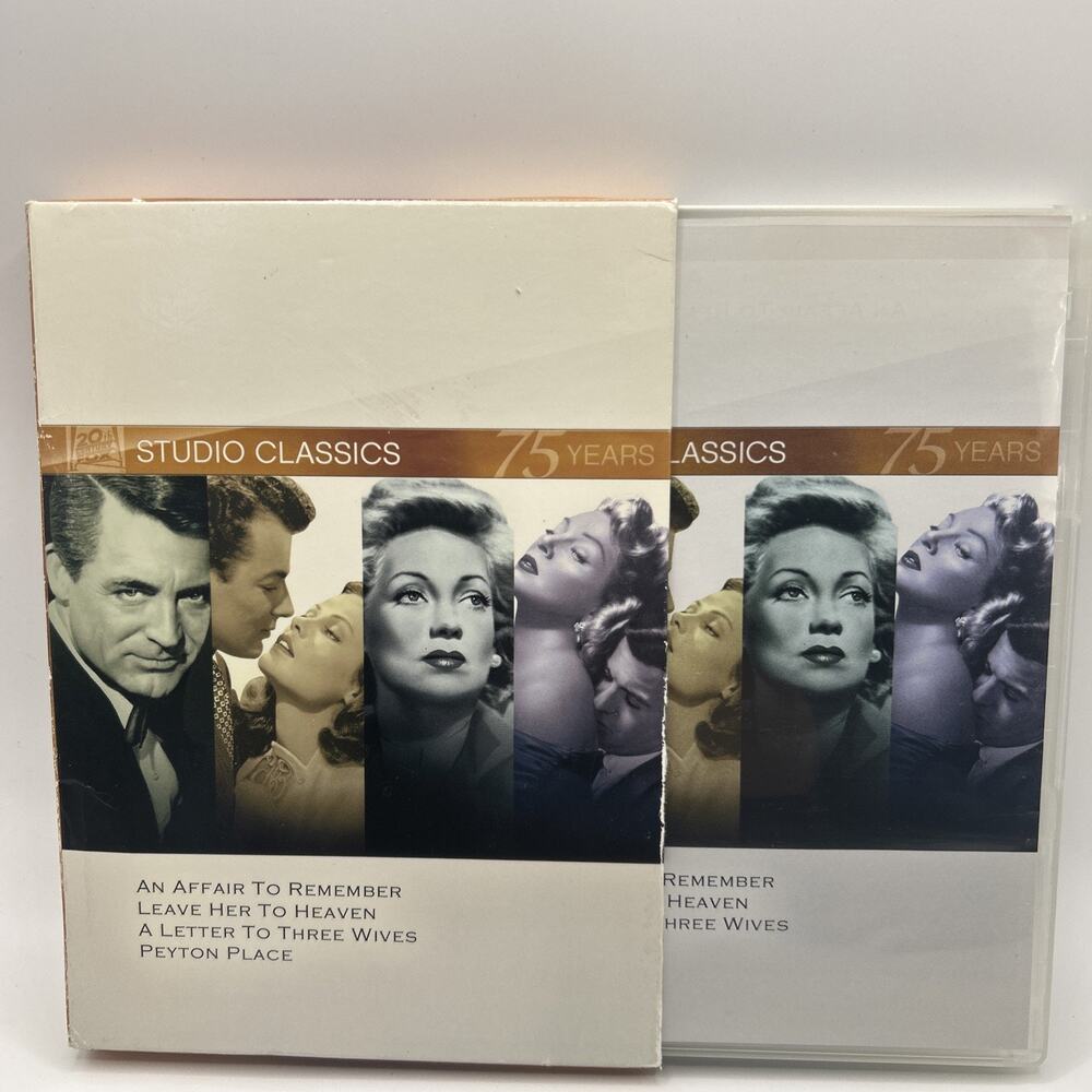 Fox Studio Classics 4 Movies DVD An Affair to Remember Leave Her to Heaven New